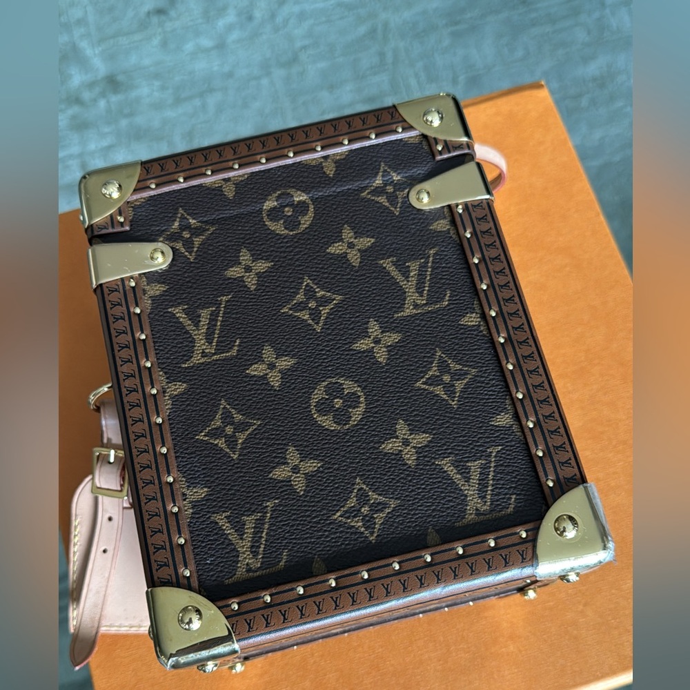 Louis Vuitton Monogram Trunk with Gold Accents - Picture 5 of 7